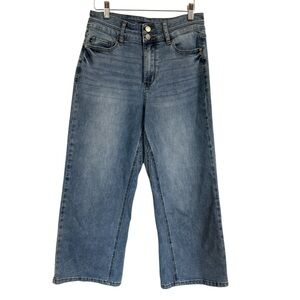 Judy Blue Cool Runnings Wide Leg Crop Jeans JB88616 Women’s size 7/28